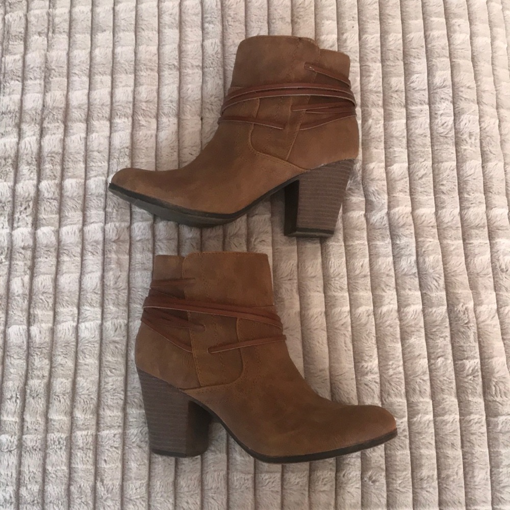 Brown booties